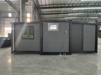 Casa Contenedor de Lujo Prefabricada Móvil Grande de 40x20 pies, Expandible, con Dos Dormitorios, Portátil y de Envío Prefabricado