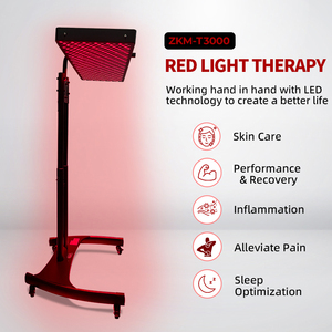 Panel Terapi Inframerah Merah 6000W 660nm 850nm Frekuensi 1-999Hz Dapat Diatur dengan Stand, Timer, dan Remote Control untuk Seluruh Tubuh - Product Image 1