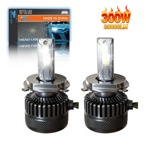 Faro <span class=keywords><strong>LED</strong></span> Falconsight B4 H7 <span class=keywords><strong>H15</strong></span> 300W, Kit di Conversione Faro <span class=keywords><strong>LED</strong></span> 9006, Sistema di Illuminazione Universale per Moto 3H7 9005 9006 - Product Image 1