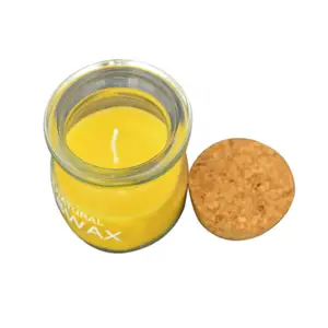 high quality beeswax candles wholesale luxury scented candles in glass jar for wedding gifts