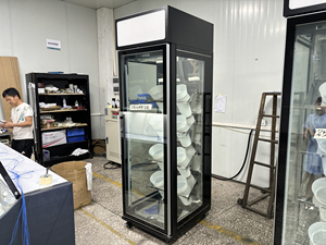 Ruibei thương mại đầy đủ thủy tinh hoa tươi tủ lạnh hoa dọc mát cho người bán hoa - Product Image 3