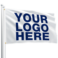 Drapeaux publicitaires double face 90x150cm, fabricant de drapeaux personnalisés 60x90 avec mât