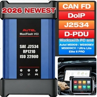 Nuovo 2026 MaxiFlash VCI J2534 Programmatore ECU CAN FD DoIP SAE J2534 Interfaccia Diagnostica ISO22900 per Autel MS909