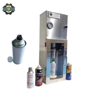 Machine de remplissage semi-automatique pour aérosols blancs – Équipement de conditionnement quantitatif pour peinture auto-émaillante et gaz
