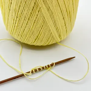 Summer Sales 100% Cotton Yarn 100gram 260m Lace Yarn High Quality Yarn For Knitting Crochet