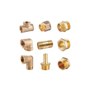 High quality brass pipe fittings with internal thread can be customized to various specifications at competitive prices