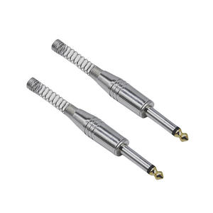 Conector de audio de 6.5mm, metálico, mono, para instrumentos, guitarra, amplificador, altavoz, mezclador, uso en escenario - Product Image 4