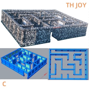 Fast air Shipping to Door,Camouflage <strong>Inflatable</strong> Laser Tag Games, Outdoor <strong>Custom</strong> <strong>Inflatable</strong> Haunted House <strong>Obstacle</strong> Maze - Product Image 2