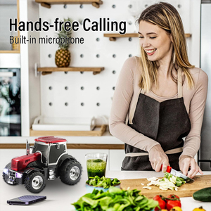 Diseño de tractores Altavoz de escritorio inalámbrico estéreo para coche TWS Altavoz de Supergraves de diente azul para coche al aire libre - Product Image 6