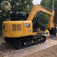 Mini-excavatrice hydraulique CAT 307E2 307 307E de 7 tonnes, d'occasion, robuste, longue durée de vie, pour la pose de pipelines et les travaux d'ingénierie rurale