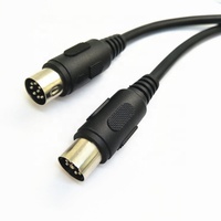 Câble de connexion automobile professionnel DIN 5P câble d'extension Audio MIDI double mâle 5 broches câbles de connecteur de commutateur de maison intelligente