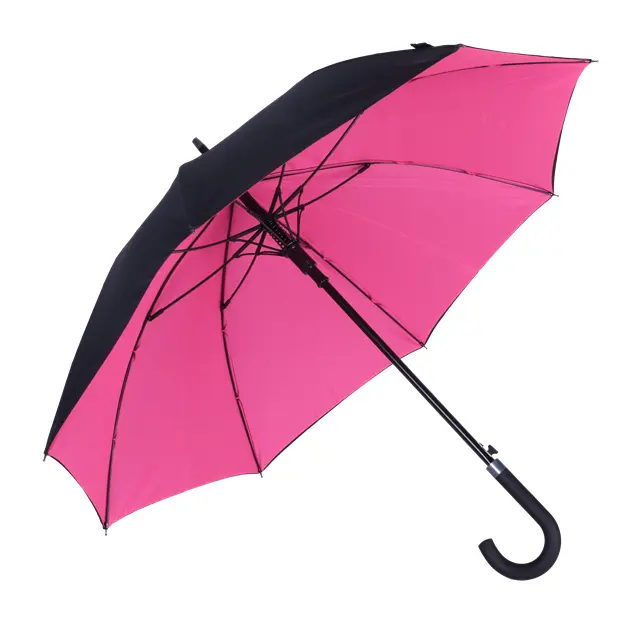 23X8K straight automatic umbrella promotional gift umbrella auto open rain straight umbrella with logo printing