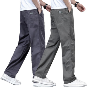 Nouveau <span class=keywords><strong>Pantalon</strong></span> Cargo <span class=keywords><strong>Homme</strong></span> 2025, en Coton Noir, <span class=keywords><strong>Taille</strong></span> Large, pour Printemps, Été, Décontracté, Escalade, Jogging, Survêtement et <span class=keywords><strong>Travail</strong></span> - Product Image 2