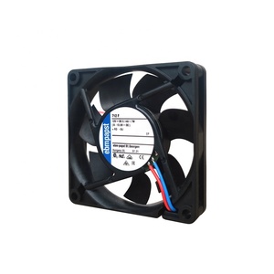 ebmpapst 712F 12V DC 7015 1.7W 0.14A 25.9 CFM 5300RPM 2 <b>Wire</b> Leads 70*70*15mm 7cm Power Module Axial Cooling Fan - Product Image 2