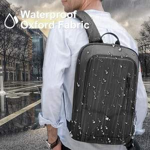 <b>Backpack</b> for Men Business Slim <b>Backpack</b> with USB Charger <b>Computer</b> Lightweight Anti-theft Travel - Product Image 5