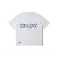 OEM Fabricante Street Wear Graphic Tees Unisex Hombres Mujeres Imprimir Camiseta Personalizada Heavyweight Boxy T Shirt