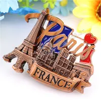 धातु स्मृति चिन्ह मैग्नेट फैक्टरी प्रत्यक्ष आपूर्ति पेरिस के एफिल टॉवर फ्रांस जस्ता मिश्र धातु आपका स्वागत है, हम हमेशा कस्टम डिजाइन सीएन; गुआ