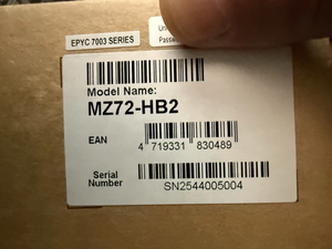 เมนบอร์ดเซิร์ฟเวอร์แบบสองช่องสัญญาณ MZ72-HB2 หน่วยความจำ 8 ช่อง 7003 แบบสองช่องสัญญาณ มาพร้อมกับการ์ดเครือข่าย 10G - Product Image 4