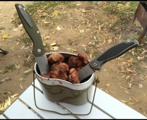 Cacerola de Campo Vintage para Acampar, Cazar y Hacer Senderismo, Juego de Ollas Rusas para Cocinar al Aire Libre, Lonchera - Product Image 3