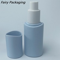 Nouveau Design Emballage de Cosmétiques Bouteille de Savon Liquide Bleu en Plastique 10ml 30ml 50ml 100ml 200ml Tube Cosmétique Distributeur de Savon Liquide