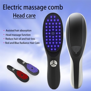Brosse de repousse des cheveux vibrante électrique anti-chute, appareil de massage du cuir chevelu pour la croissance des cheveux, peigne de massage du cuir chevelu - Product Image 2