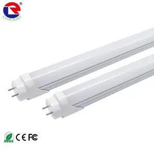 CE RoHS t8 full plastic housing pc cover led tube light t8 2ft 4ft 5ft 9w 18w 24w 140-150lm/w t8 tube