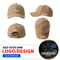 Casquettes de protection contre les radiations Faraday, casquette de baseball avec blocage des signaux EMF RF