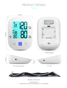 Esfigmomanómetro <span class=keywords><strong>Urion</strong></span>, Aparato Digital de Presión Arterial, Máquina Electrónica de Presión Arterial, Automático, Brazo Superior, Monitor de Presión Arterial - Product Image 5