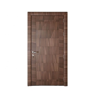 <span class=keywords><strong>Porte</strong></span> en WPC assemblée avec film PVC imperméable et architrave sur mesure pour projets intérieurs d'hôtels, hôpitaux et écoles - Product Image 4
