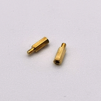 Fasteners Single-Ended Inner and Outer Teeth Hollow Hexagonal Copper Studs