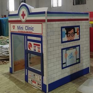 Il Mini teatro al coperto della clinica ospedaliera Include il Set di giocattoli per la personalizzazione dei bambini fingono il Set di giochi - Product Image 3