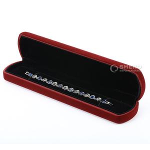 Sturdy Velvet Jewelry Box Set for Necklaces Earrings Rings for Custom Logo Accepted for Factory Direct Wholesale Price - Product Image 6