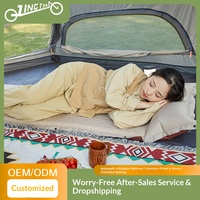 Matelas gonflable portable 192 cm en polyester, lit d'air à gonflage automatique, tapis de couchage pour la maison, le camping et l'extérieur