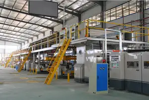 Automatic 3 Layers 5 Layers Corrugated Cardboard Production Line Automatic 5ply Corrugation Plant