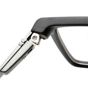 กรอบแว่นตาทรงสี่เหลี่ยมขนาดใหญ่สีเทาแจ็ค 70002 แบบเต็มขอบ สำหรับทุกเพศ เปลี่ยนเลนส์ได้ สำหรับผู้ใหญ่ มีสไตล์ - Product Image 3