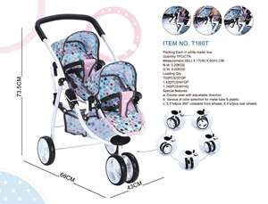 <span class=keywords><strong>Passeggino</strong></span> bambino 3 In 1 con seggiolino auto On Line bambola carrozzina per finta gioco all'ingrosso ragazza moda OEM DEM prezzo - Product Image 5