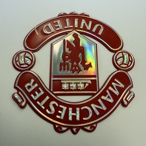 Dập nổi Nhãn quần áo 3D màu cao su nhãn Câu lạc bộ bóng đá Logo vá tùy chỉnh dập nổi truyền nhiệt TPU nhãn cao su - Product Image 1