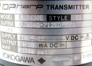 Manomètre Yokogawa EJA430E à montage traditionnel pour l'eau, plage de -100 à 500 KPa, précision de 0,055 %, IP66/IP67 - Product Image 2