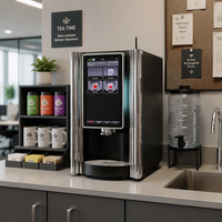 Bouilloire à thé entièrement automatique de qualité commerciale MACAS, chaudière simple en acier inoxydable (0,8 L), contrôle précis de la température, 12 oz