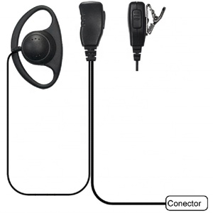 Auricular de Estilo D con Micrófono y PTT para Walkie Talkie Motorola Pmln6535, Compatible con Motorola Cp200, Cp200d, Dp1400 - Product Image 2