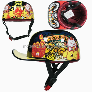 Casque rétro en forme de bec de canard pour scooter, casque demi-casque pour voiture électrique pour hommes et femmes, casquette de baseball, casque en forme de bec de canard pour scooter - Product Image 1