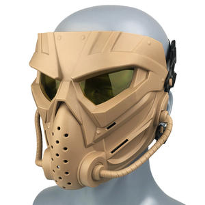 Máscara de protección facial realista para paintball CS, para entusiastas, máscara táctica de protección facial completa para ciclismo. - Product Image 3