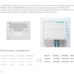 Mikrotik RB750Gr3 เราเตอร์ 5 พอร์ต ระบบปฏิบัติการ RouterOS สำหรับใช้งานในบ้าน รองรับ WEP และ QoS  Wi-Fi แบบดูอัลแบนด์ รุ่น US - Product Image 3