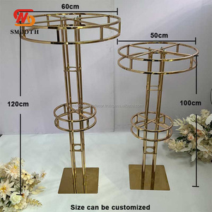 SMOOTH Best Selling Exquisite Gold Wedding Flower <b>Stand</b> Heavy Duty Metal Flower <b>Stand</b> Wedding Decoration - Product Image 3