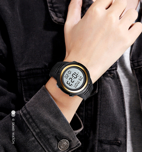 Reloj Digital <span class=keywords><strong>Skmei</strong></span> 1632 de Alta Calidad, Relojes Deportivos LED con Correa de PU, Resistente al Agua hasta 50 Metros, el Mejor Reloj de Pulsera - Product Image 5