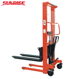 Carrello Elevatore Manuale Idraulico <span class=keywords><strong>CTY</strong></span> da 1000 kg (1 Tonnellata) con Forche da 1,6 m e Ruote in Nylon per Pavimentazioni Esterne - Product Image 2