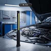 Lampe de travail LED multifonctionnelle BL-823 COB XPE SMD, lampe d'inspection portable, base magnétique