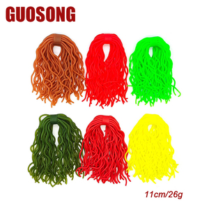 Set Combinado de Alta Calidad al por Mayor de 11cm/26g para Materiales de Atado de Moscas San <span class=keywords><strong>Juan</strong></span> Flies Leg Squirmy Wormy para Pesca en Lagos, Ríos y Arroyos - Product Image 6