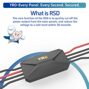 Interruttore di Sicurezza YRO RSD Certificato UL per Moduli Solari con Pulsante di Emergenza, Tipo PLC per Sistemi Fotovoltaici - Product Image 4