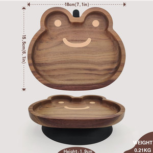 SUNYO Decoración para el Hogar, Bandejas Rectangulares de Madera para Servir Frutas y Verduras, Bandeja de Bambú, <span class=keywords><strong>Platos</strong></span> de Madera - Product Image 6